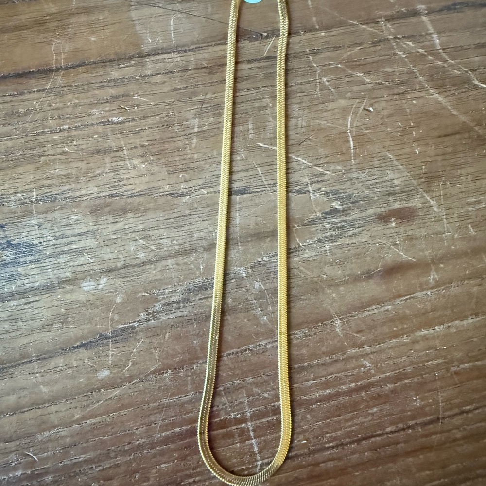 Gold Snake Chain Necklace